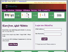 Tablet Screenshot of bikinipay.com